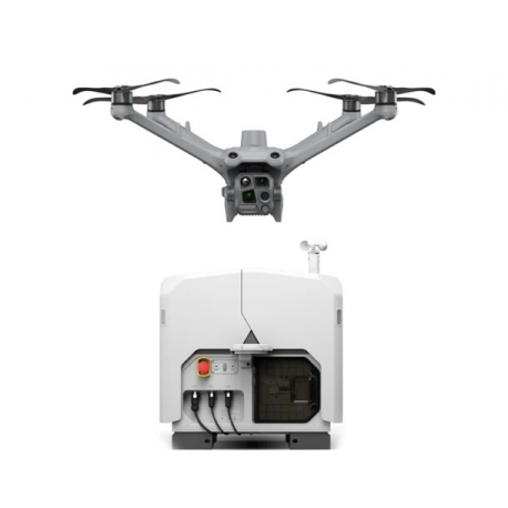 DJI Matrice 4D junto al DJI Dock 3 para operaciones automatizadas con marcado C6