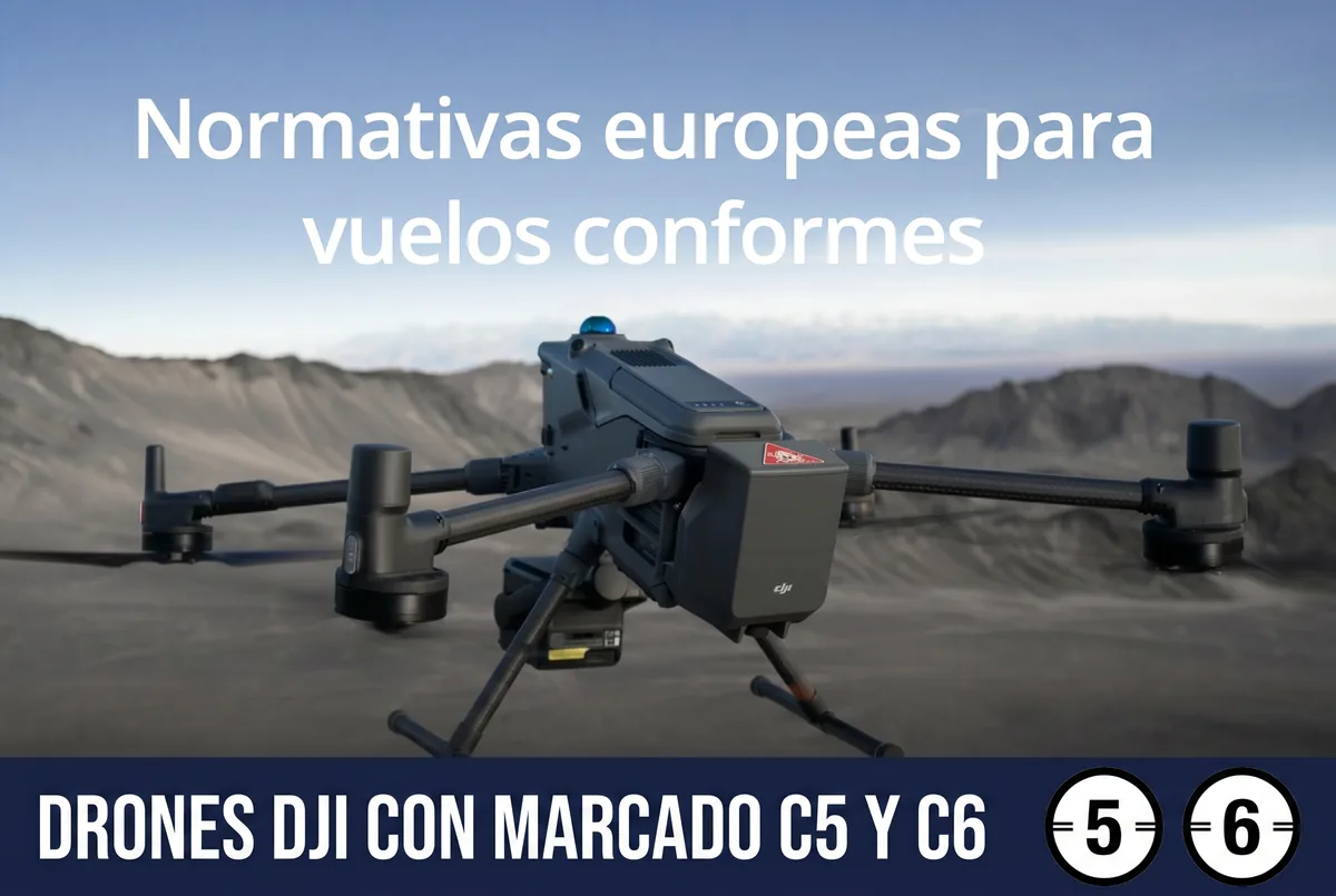 DJI acelera la llegada de los marcados de clase C5 y C6 para operaciones STS-01 y STS-02
